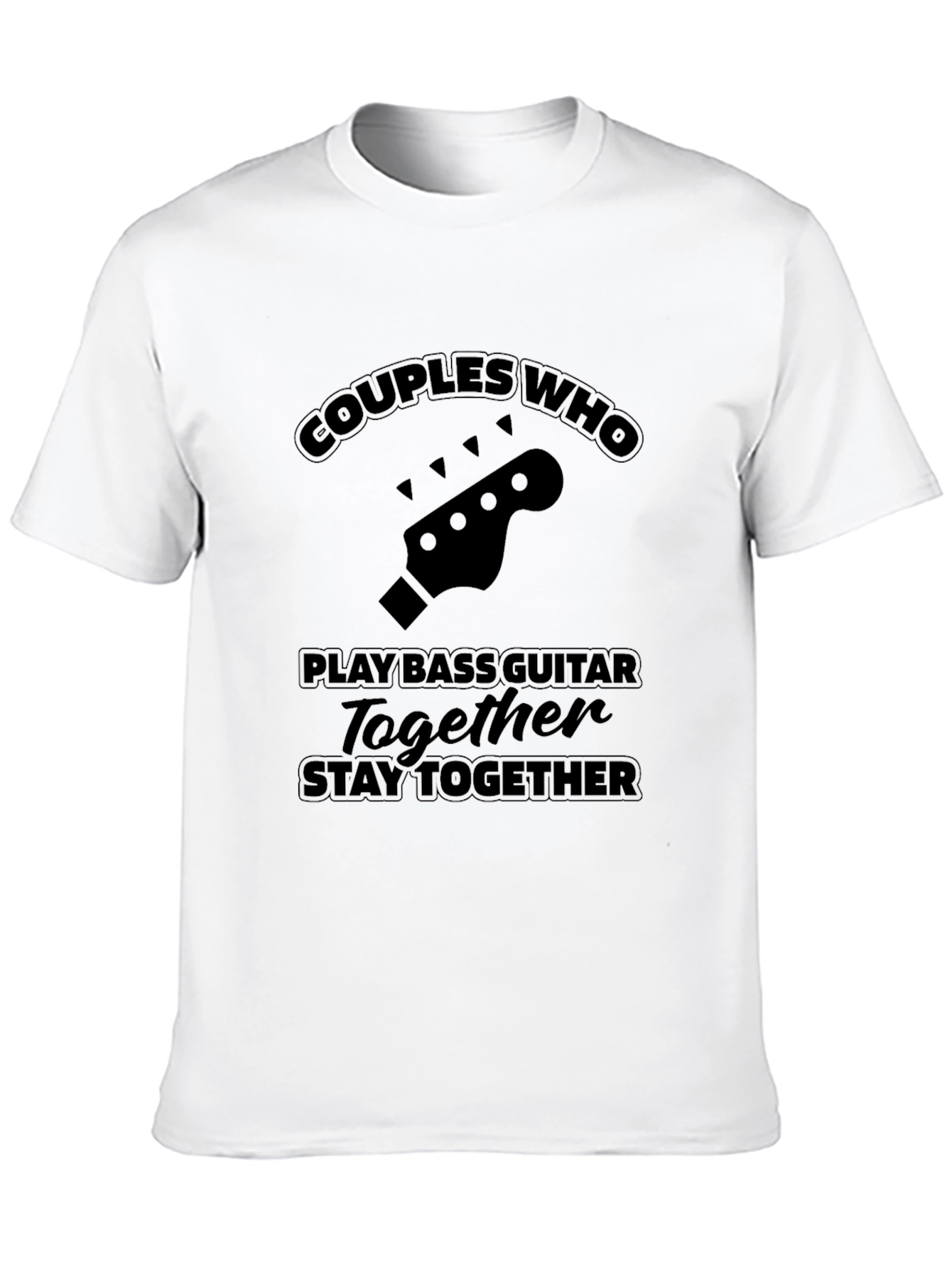 Couples Bass Guitar T-Shirt