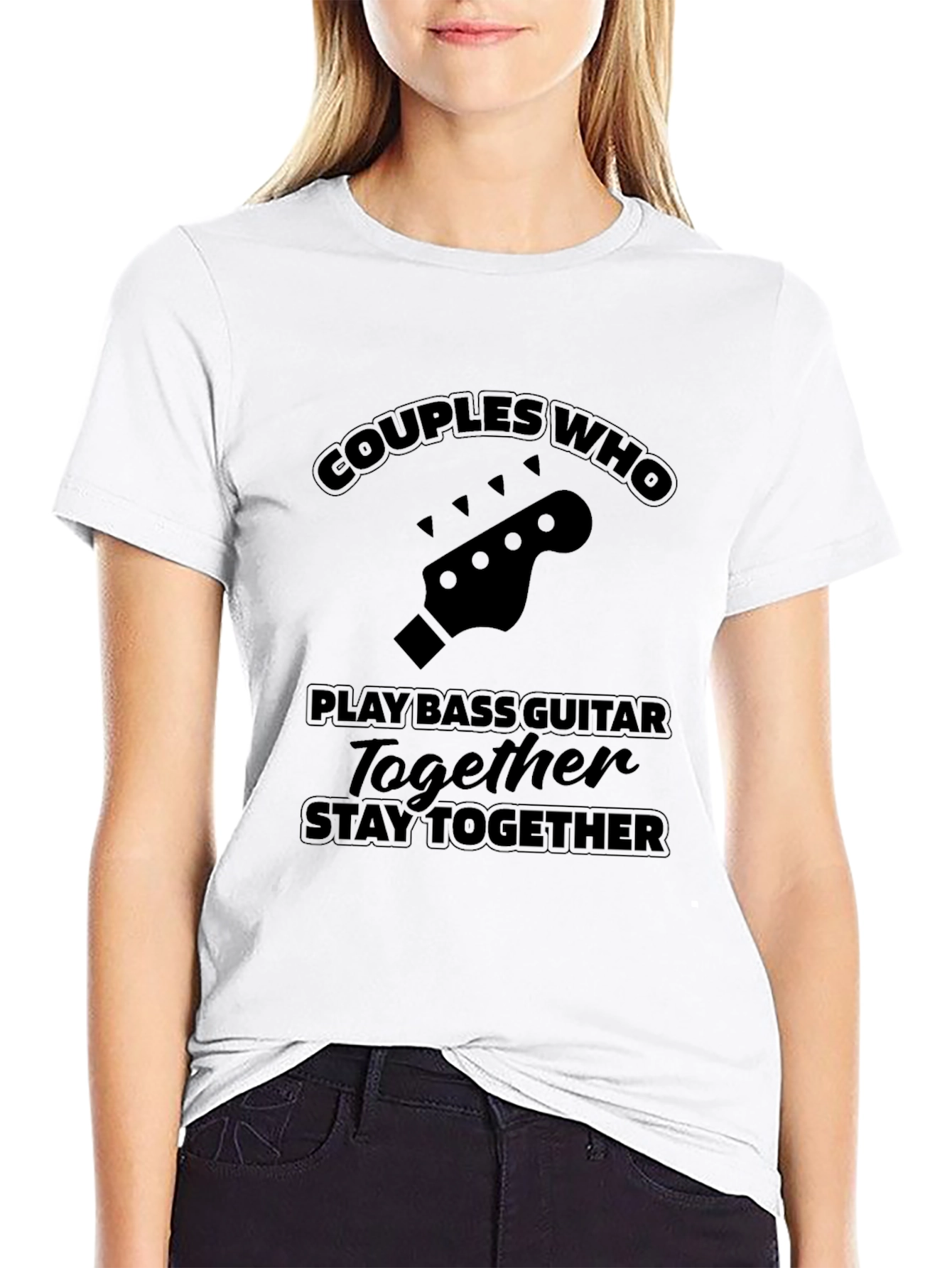 Couples Bass Guitar T-Shirt