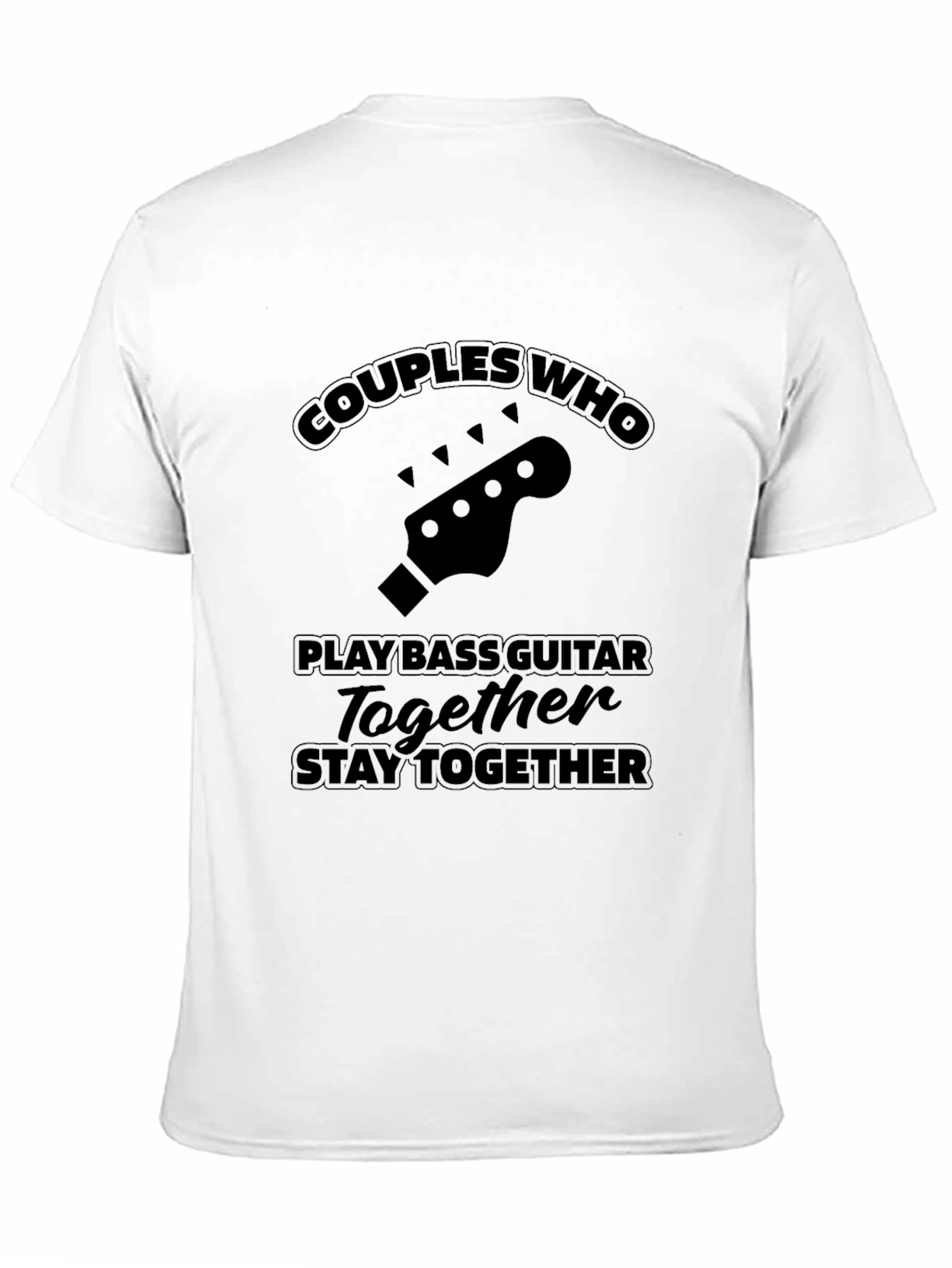 Couples Bass Guitar T-Shirt