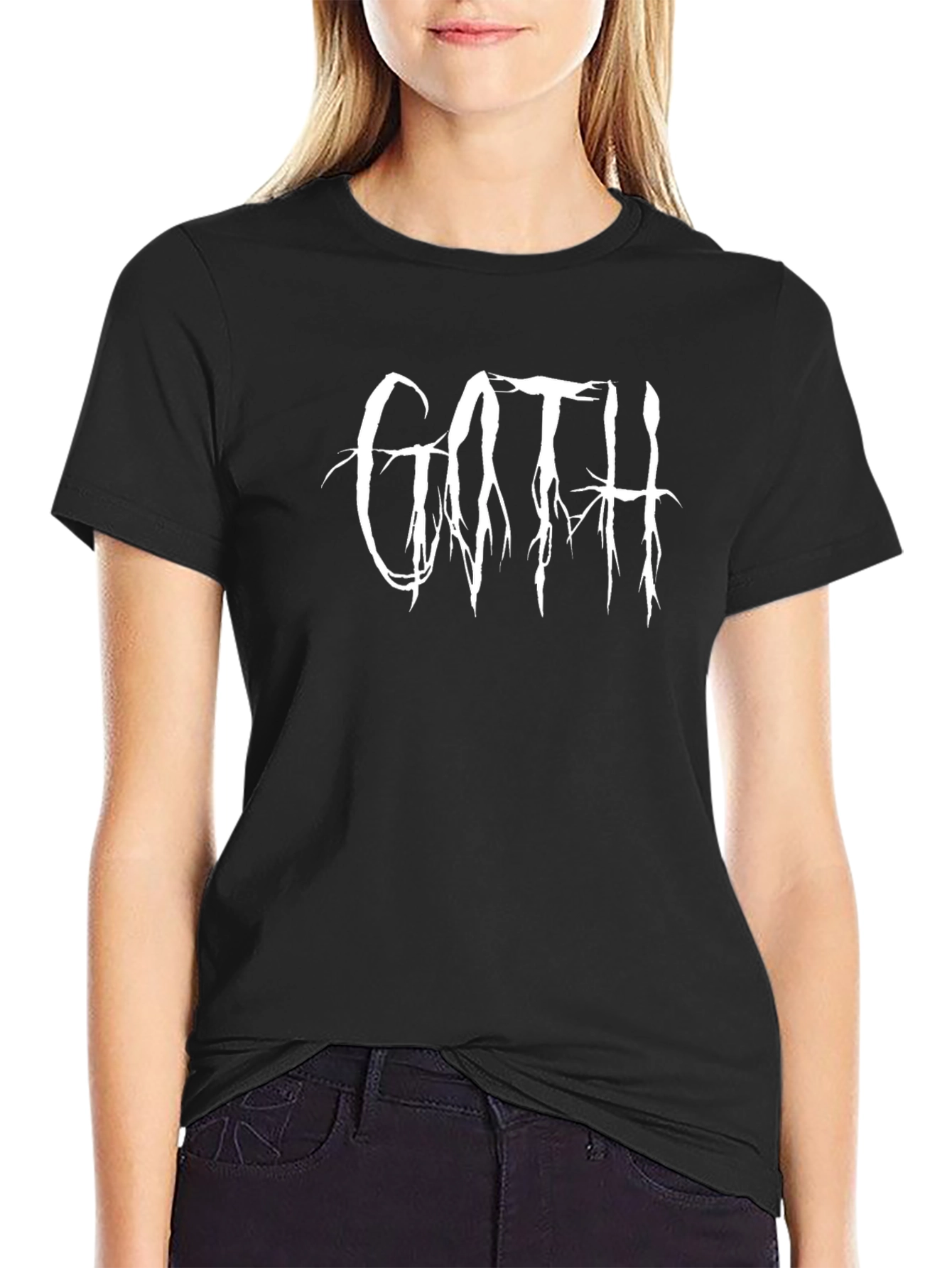 Gothic Graphic T-Shirt - Black
