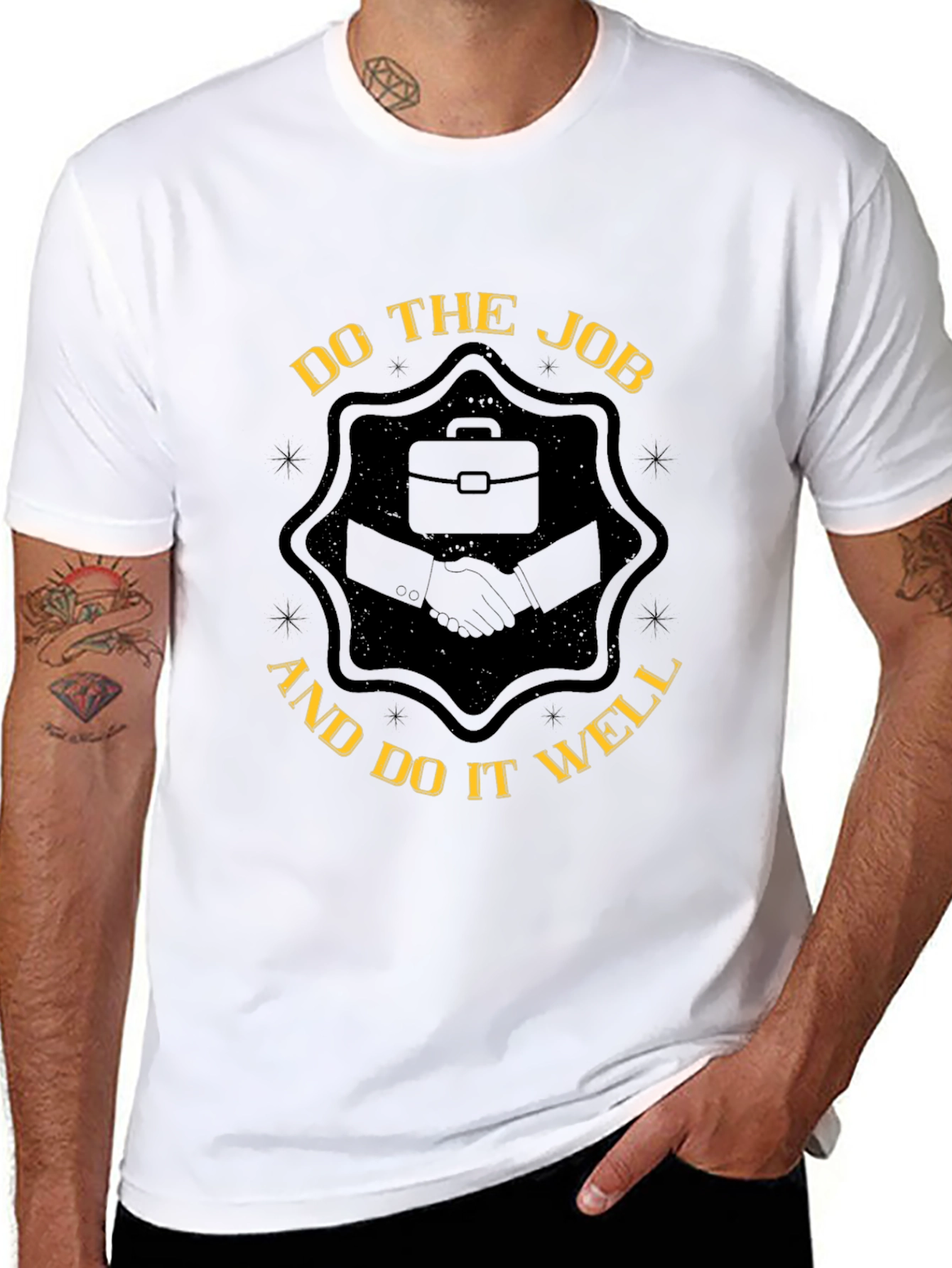 Do the Job T-Shirt - Classic Crew Neck Tee
