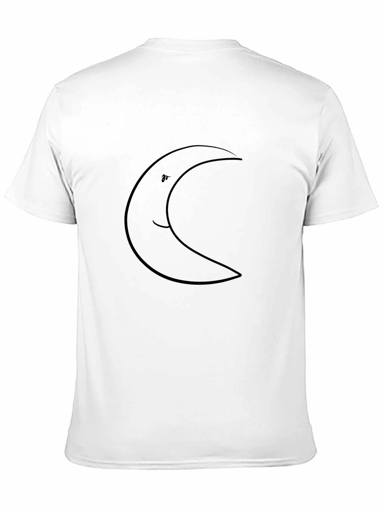 Crescent Moon Graphic Black T-Shirt