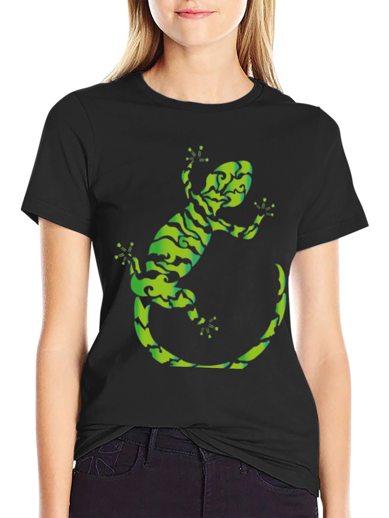 Gecko Graphic Tee - Cool Reptile Design