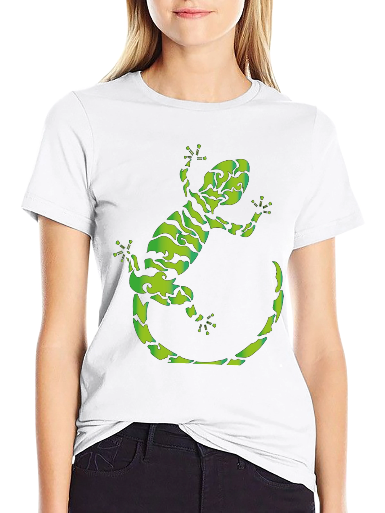 Gecko Graphic Tee - Cool Reptile Design