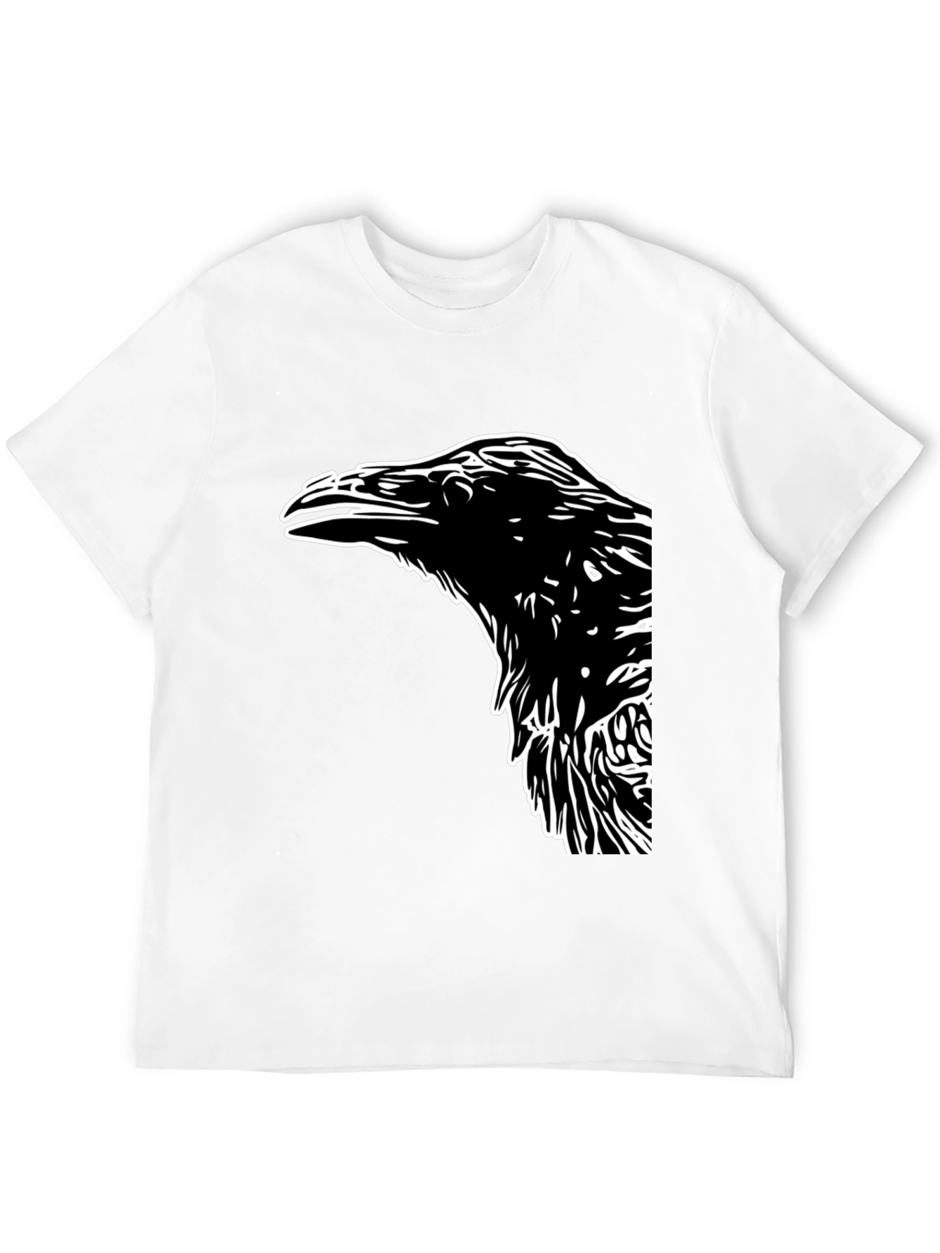 Raven Graphic Tee - Mens Black T-Shirt