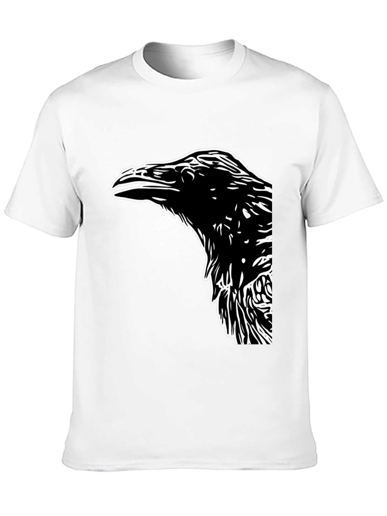 Raven Graphic Tee - Mens Black T-Shirt