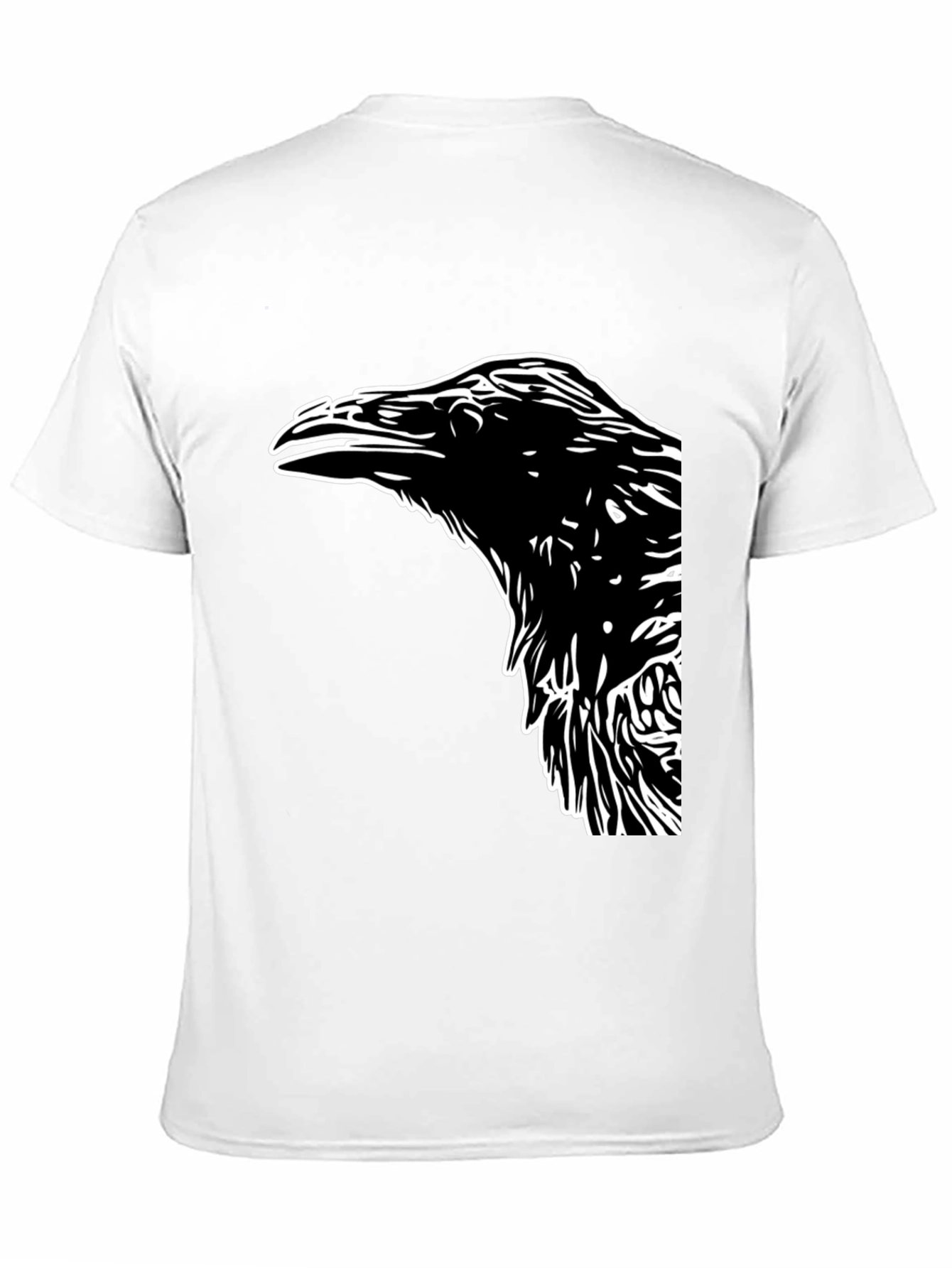 Raven Graphic Tee - Mens Black T-Shirt