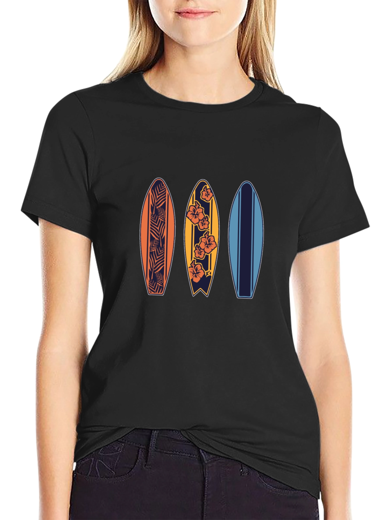 Surfboard Graphic T-Shirt | Beach Vibes