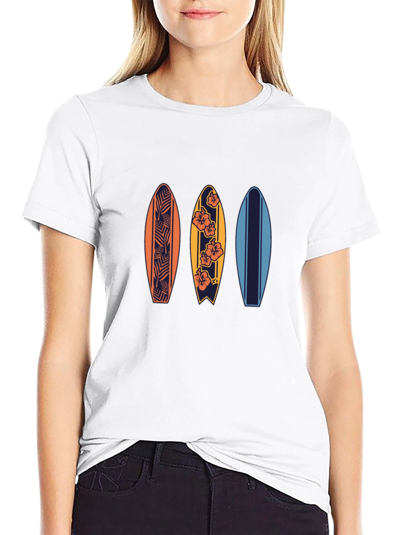 Surfboard Graphic T-Shirt | Beach Vibes