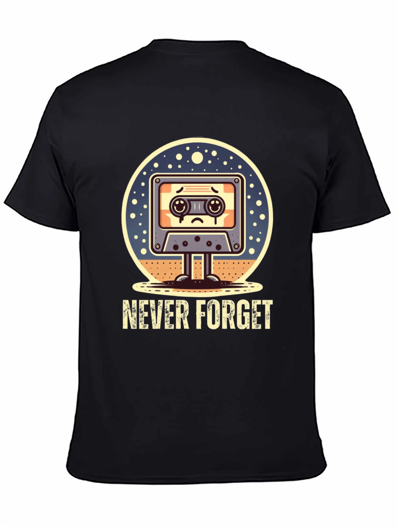 Never Forget Retro Cassette Tape T-Shirt