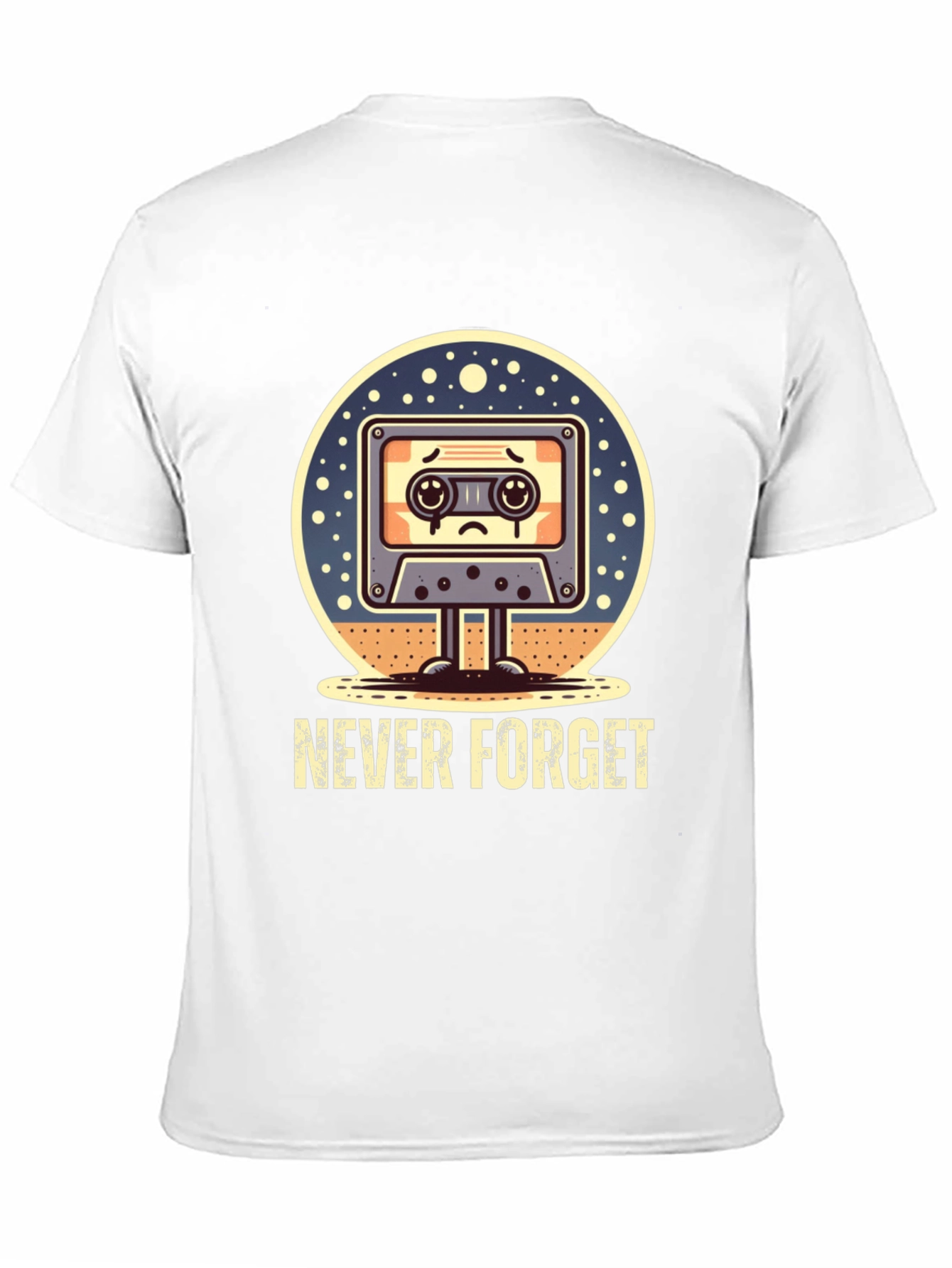 Never Forget Retro Cassette Tape T-Shirt