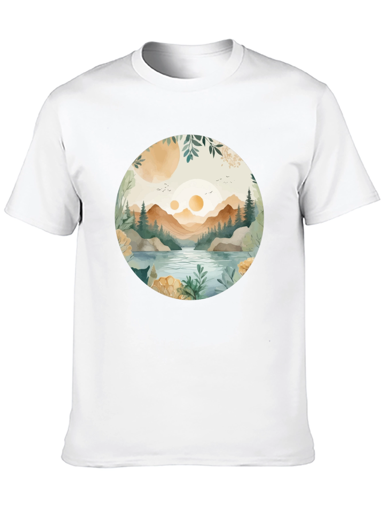 Nature Vista Graphic Tee - Casual Comfort