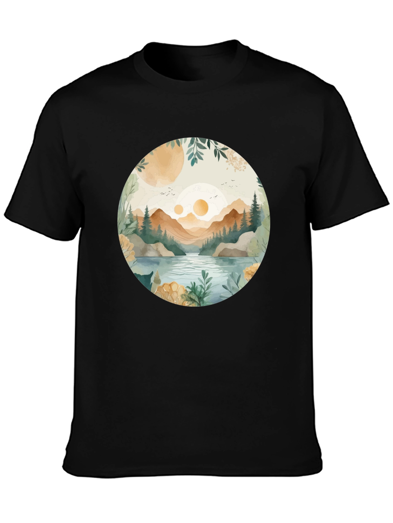 Nature Vista Graphic Tee - Casual Comfort