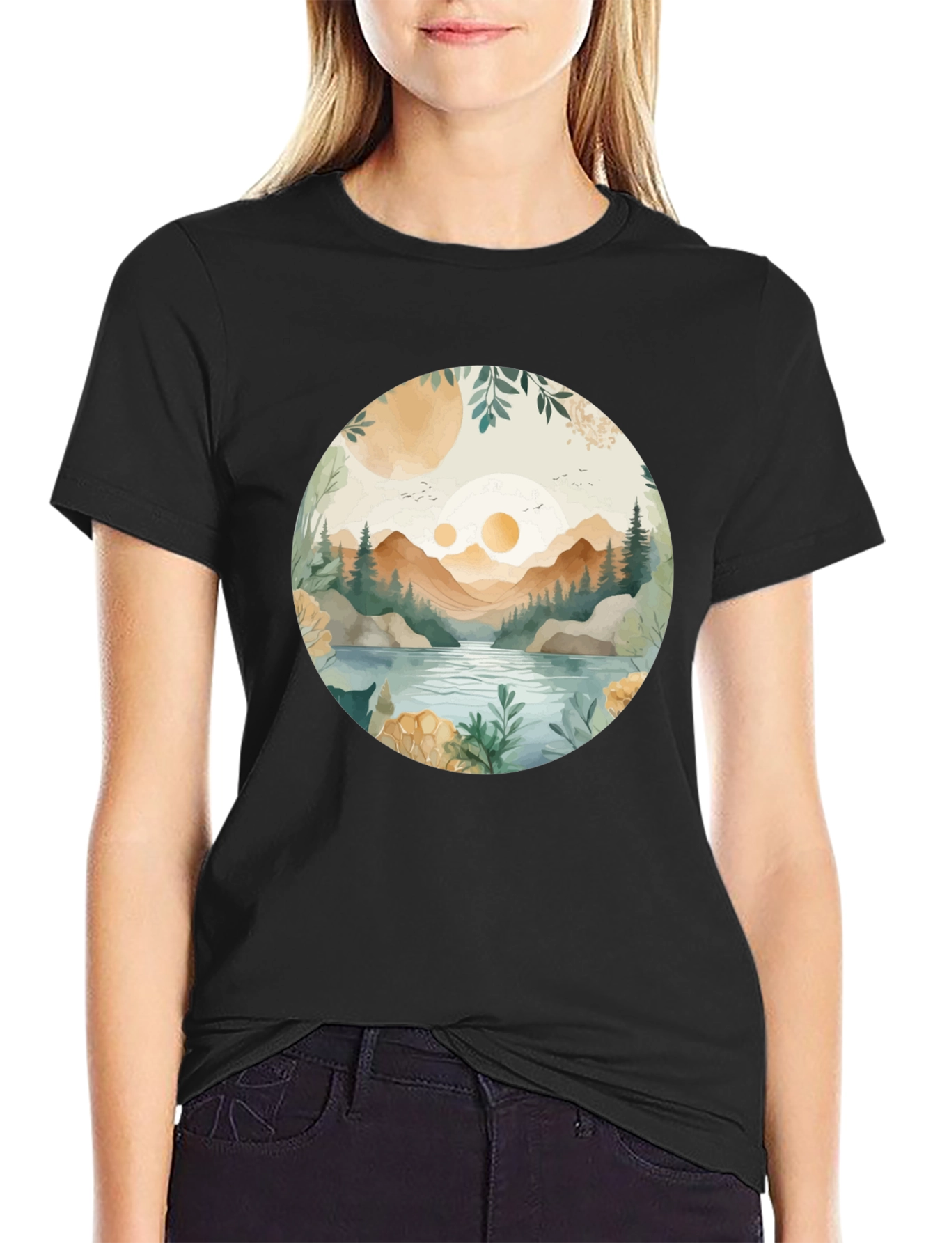 Nature Vista Graphic Tee - Casual Comfort