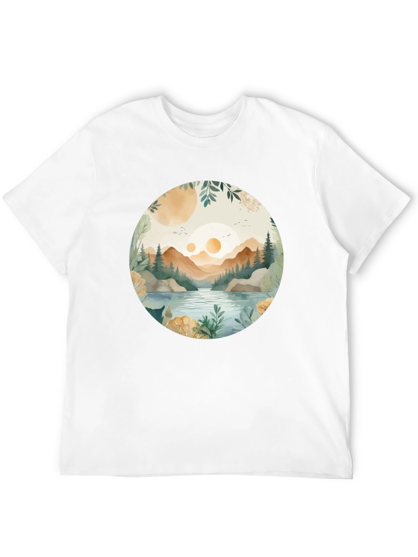Nature Vista Graphic Tee - Casual Comfort