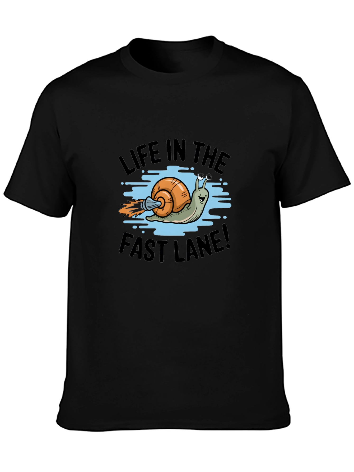 Life in the Fast Lane Snail Graphic T-Shirt