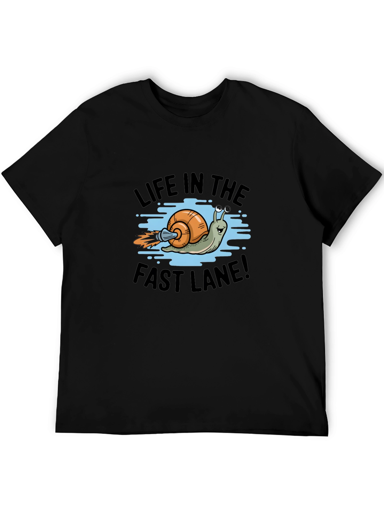 Life in the Fast Lane Snail Graphic T-Shirt