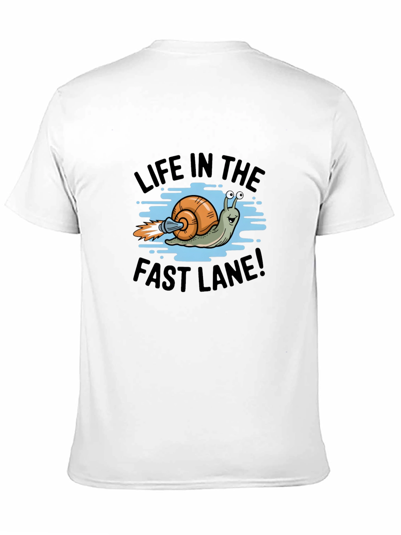 Life in the Fast Lane Snail Graphic T-Shirt
