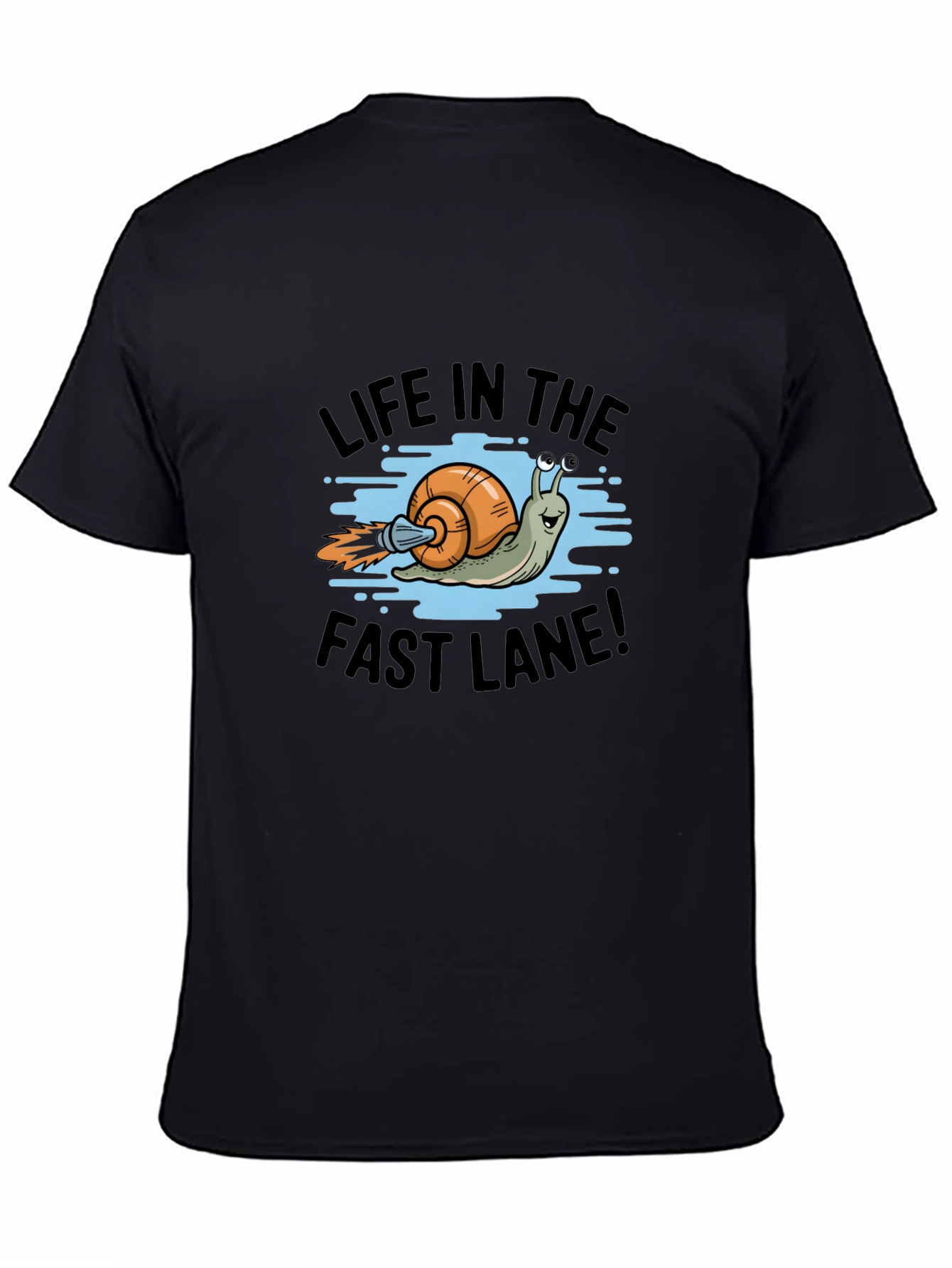 Life in the Fast Lane Snail Graphic T-Shirt