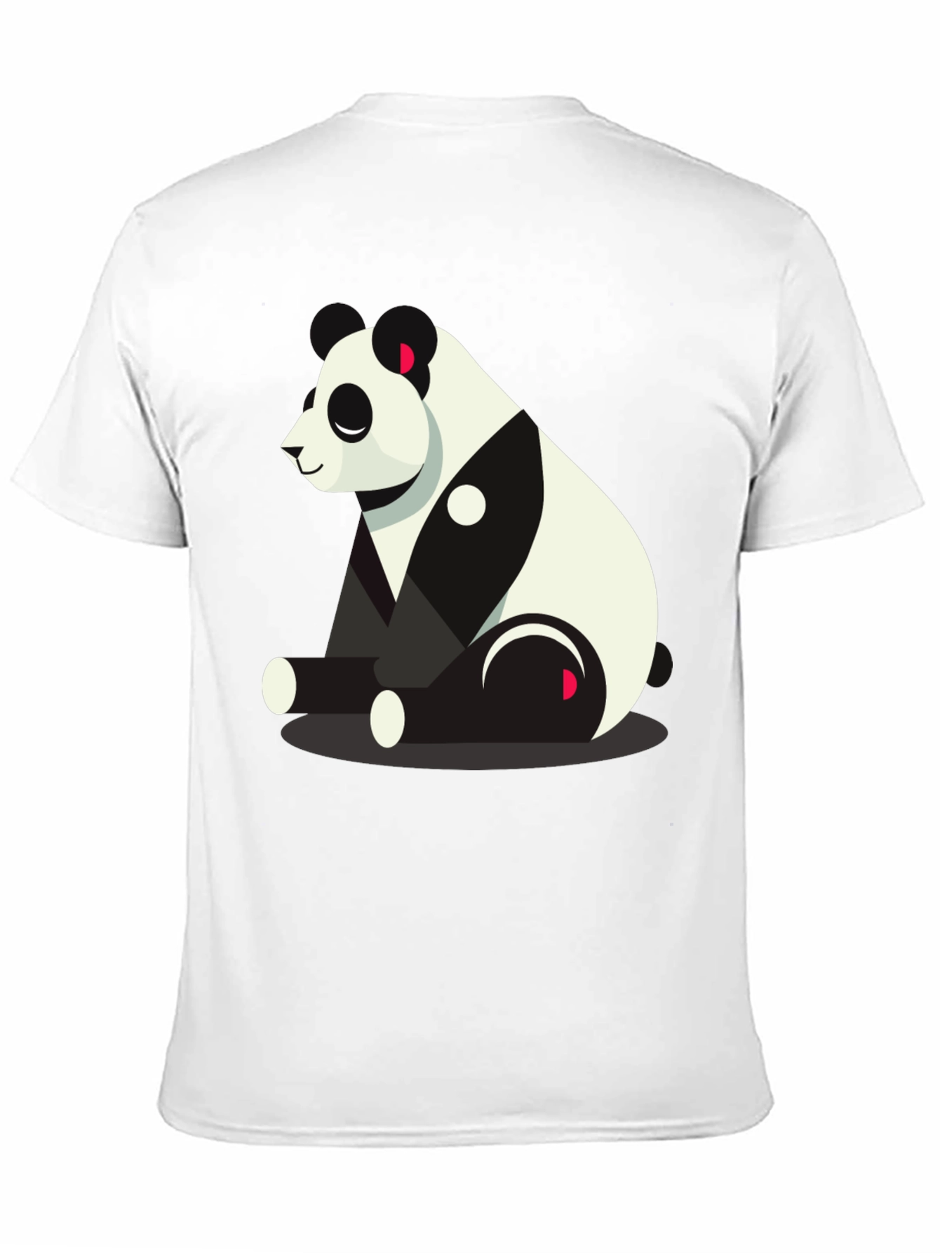Cool Panda Graphic Tee - Black