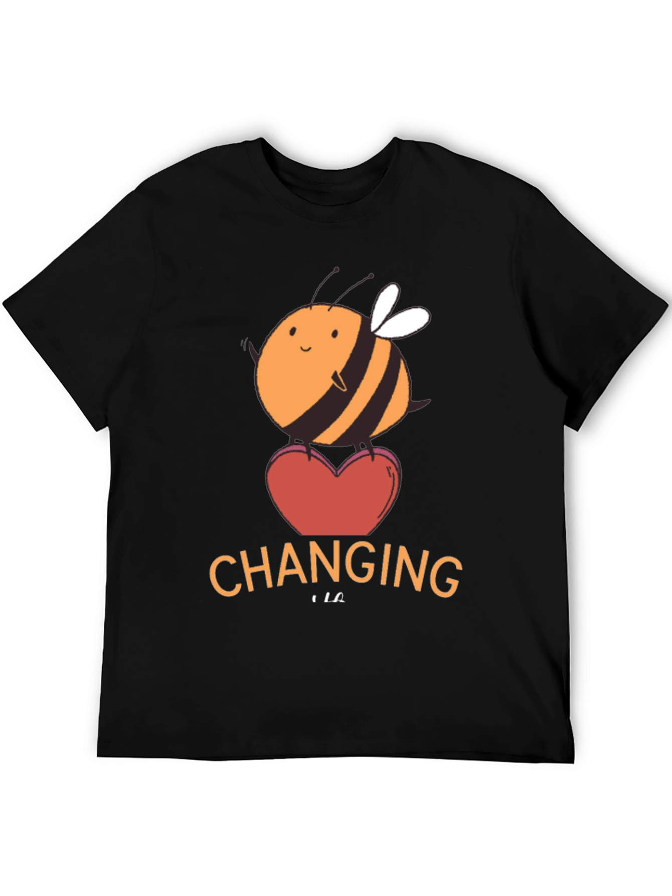 Cute Bee Changing Graphic T-Shirt