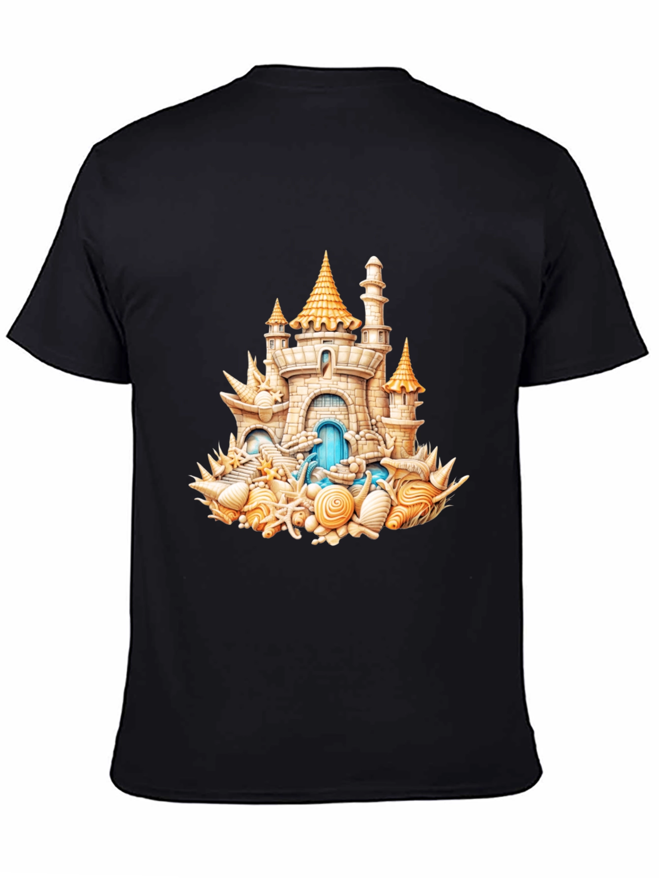 Seashell Castle T-Shirt - Beach Lover Tee