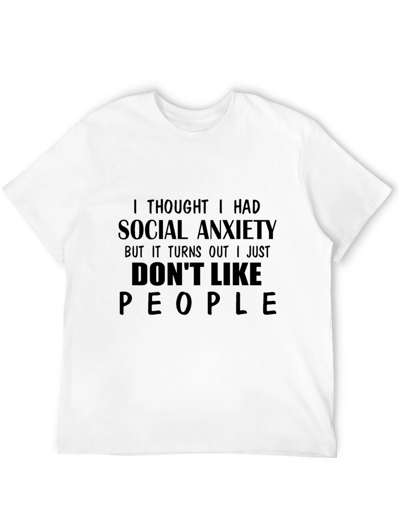 Social Anxiety Graphic T-Shirt