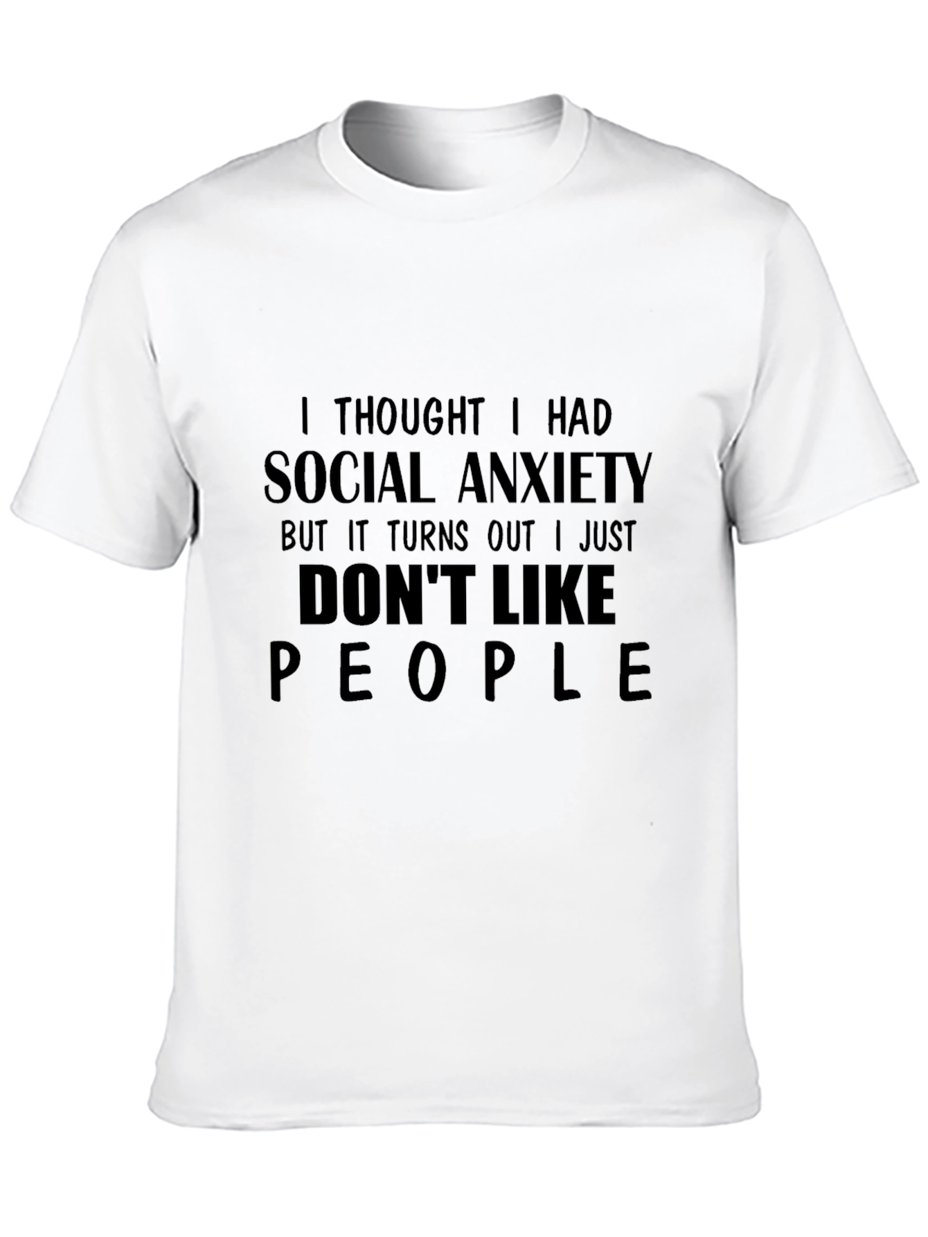 Social Anxiety Graphic T-Shirt