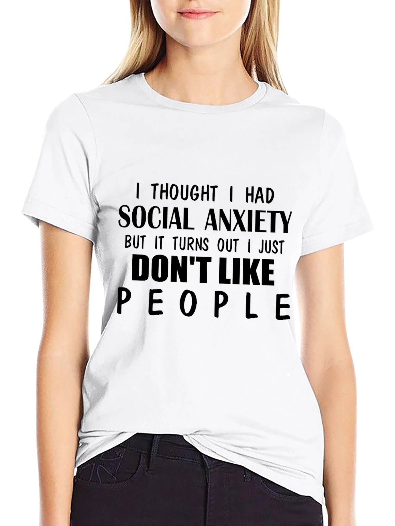 Social Anxiety Graphic T-Shirt