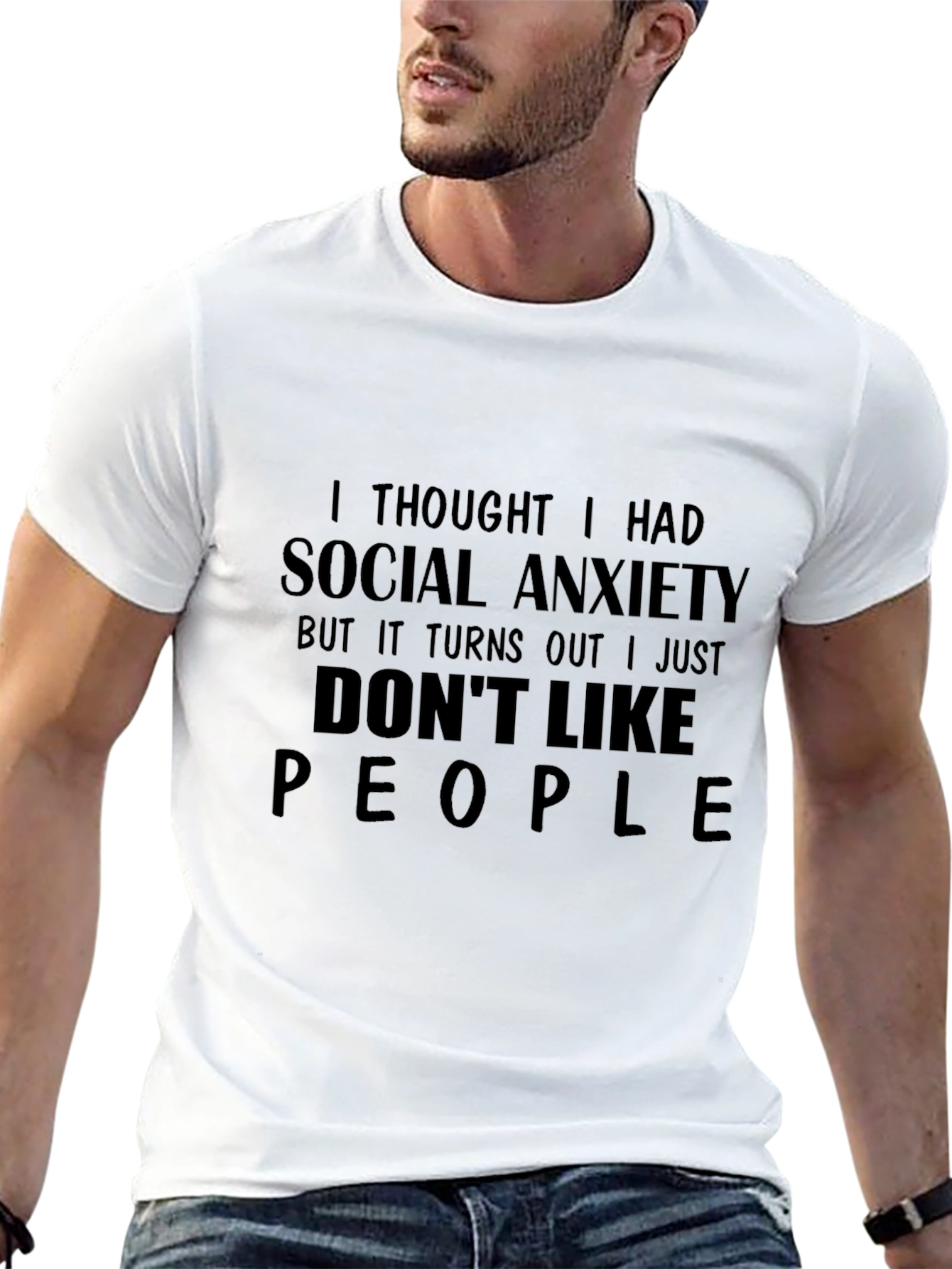 Social Anxiety Graphic T-Shirt