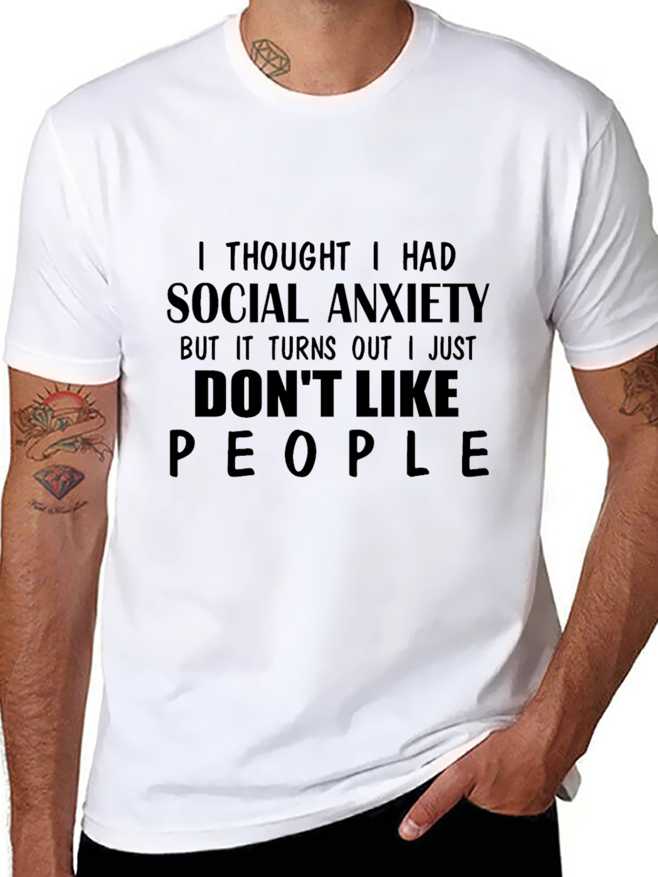 Social Anxiety Graphic T-Shirt