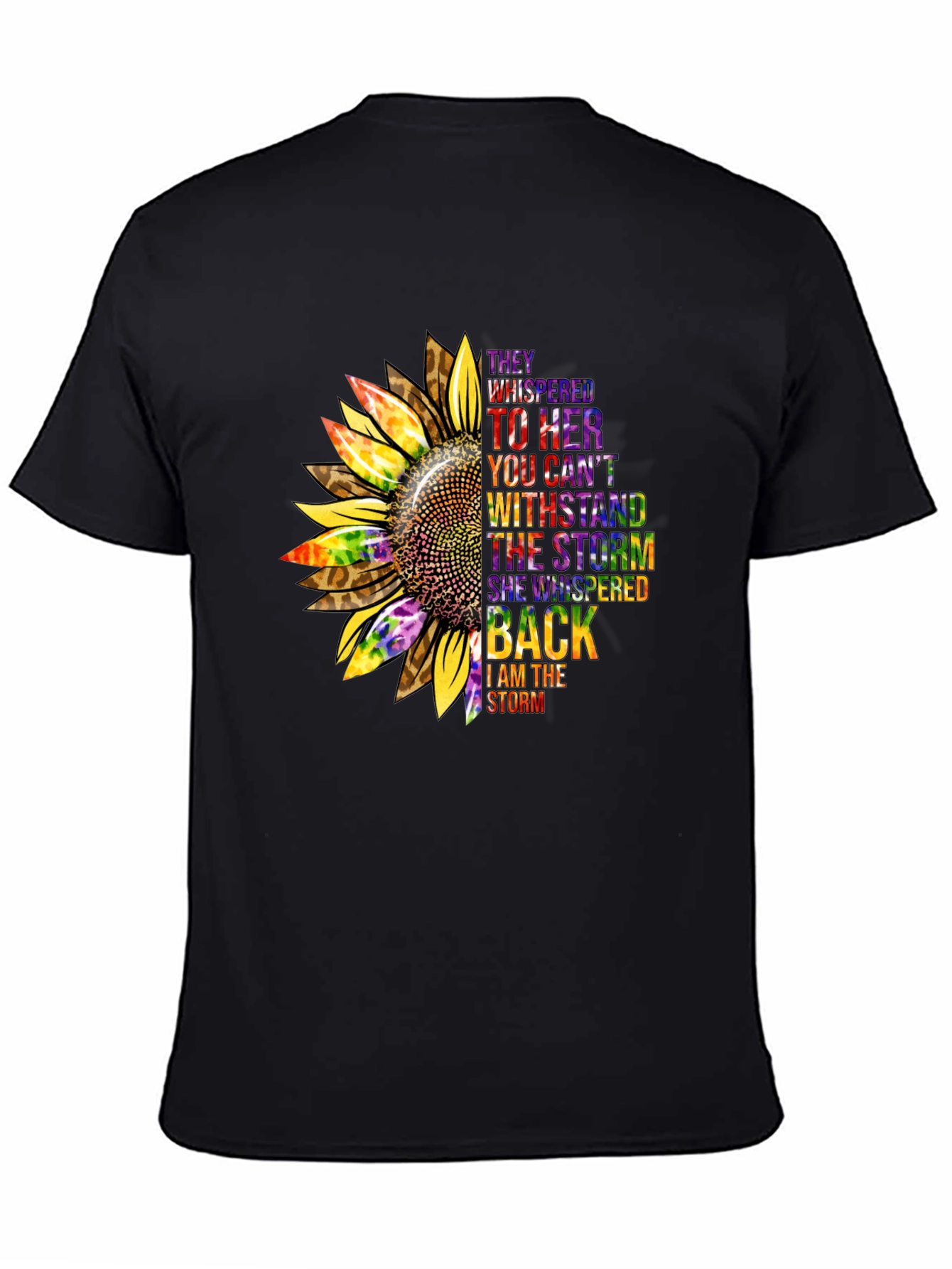 Sunflower Inspirational T-Shirt -  They Whispered