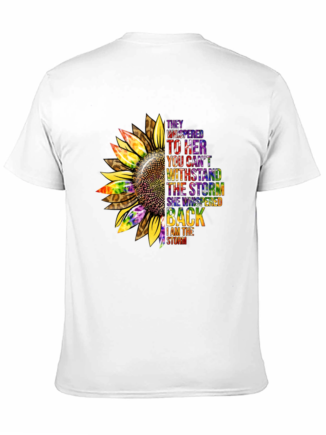 Sunflower Inspirational T-Shirt -  They Whispered