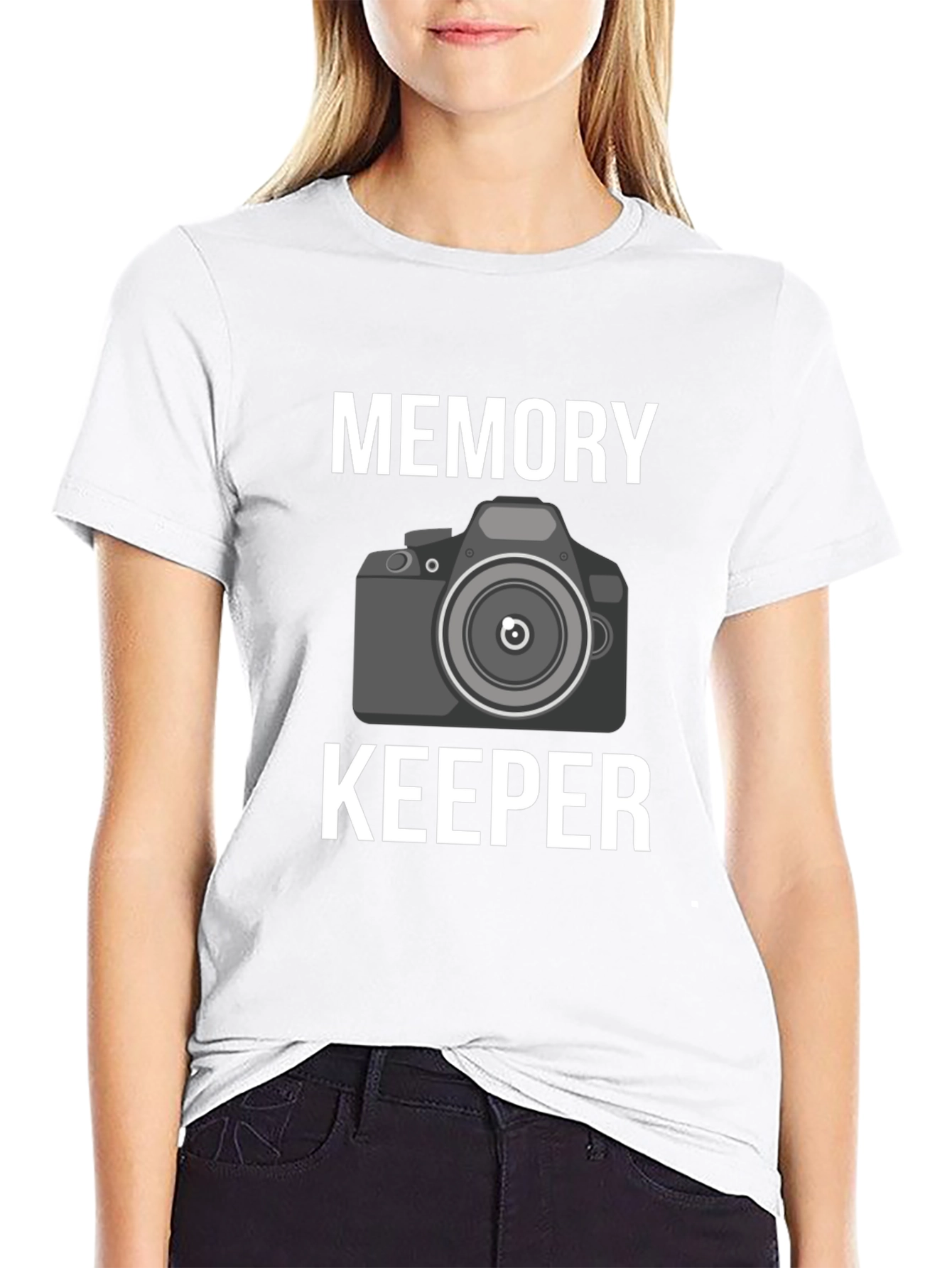 Memory Keeper Camera Graphic Tee - Black T-Shirt