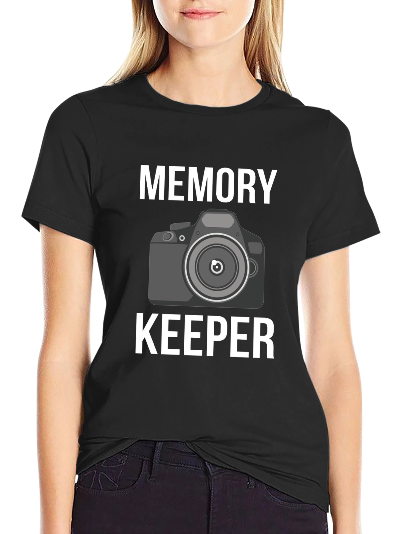 Memory Keeper Camera Graphic Tee - Black T-Shirt