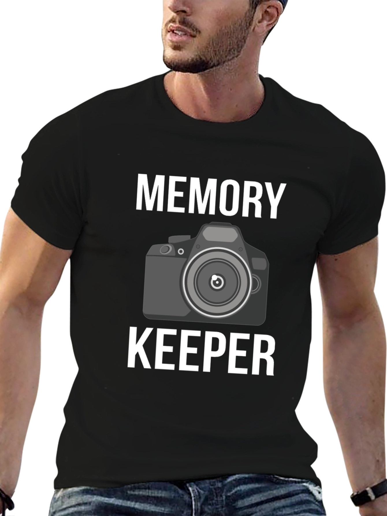 Memory Keeper Camera Graphic Tee - Black T-Shirt