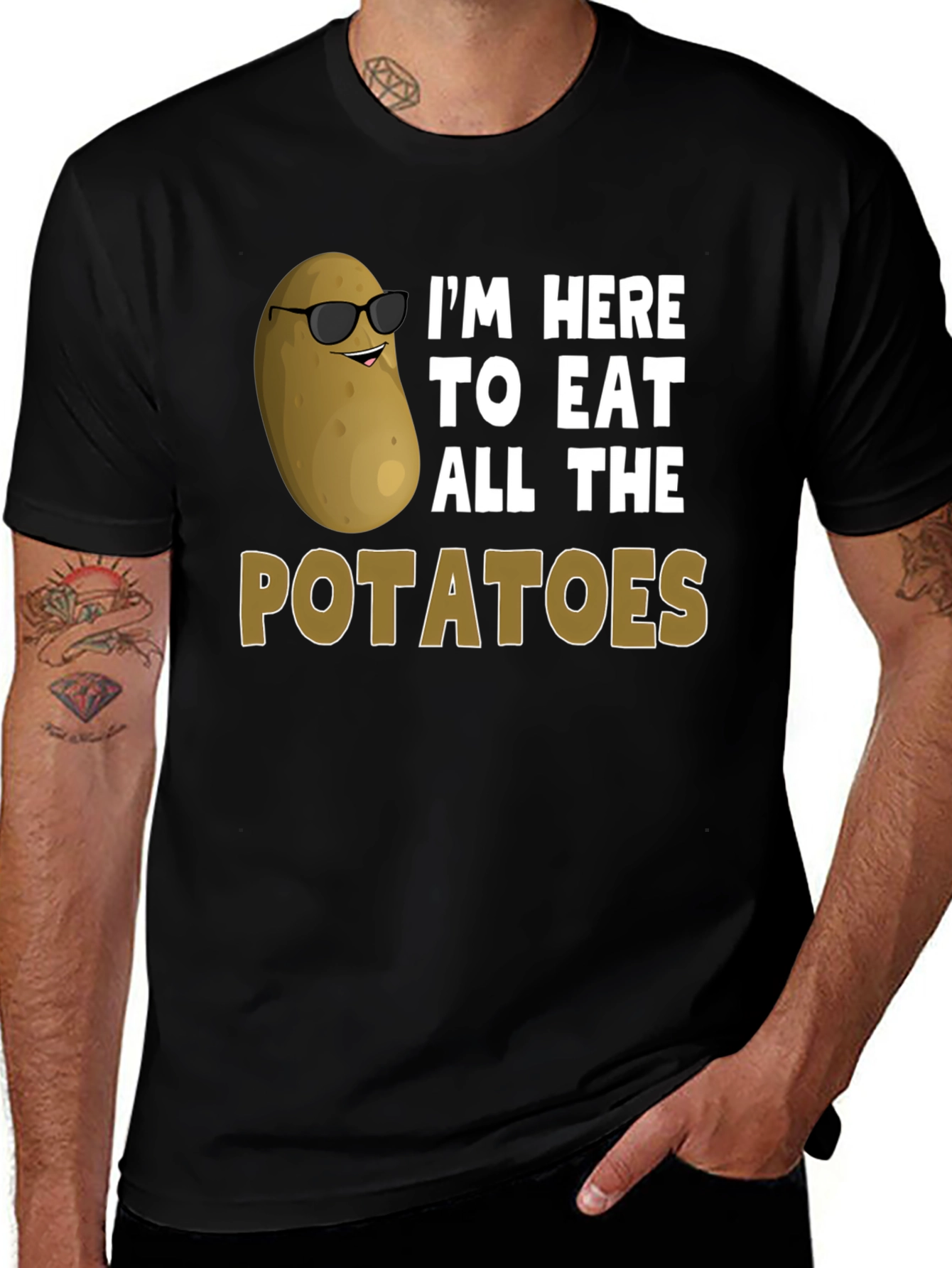 Funny Potato Lover T-Shirt - Eat All The Potatoes!