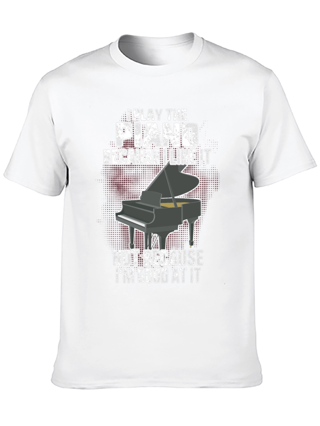 Piano Player Black Graphic Tee