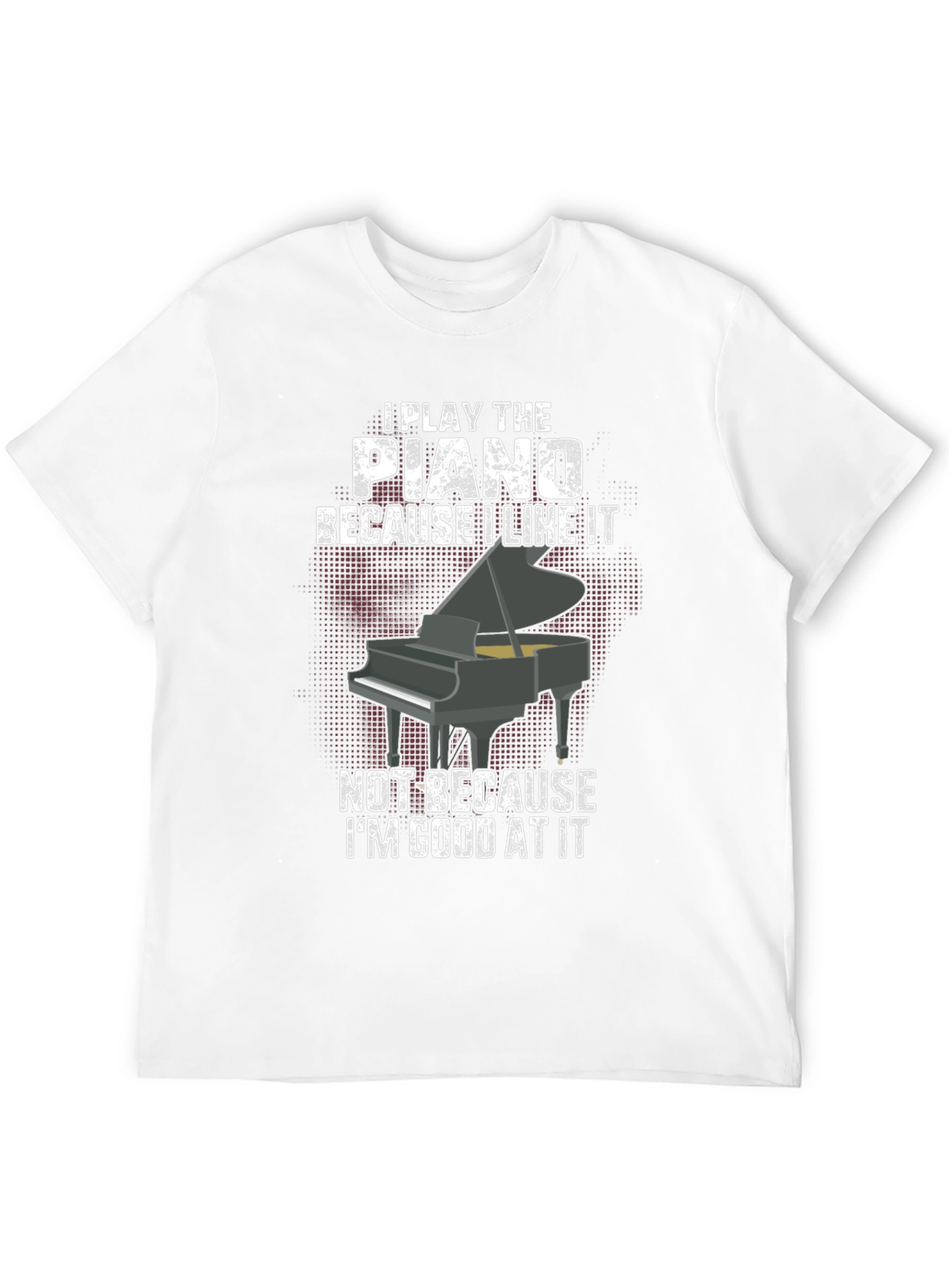 Piano Player Black Graphic Tee