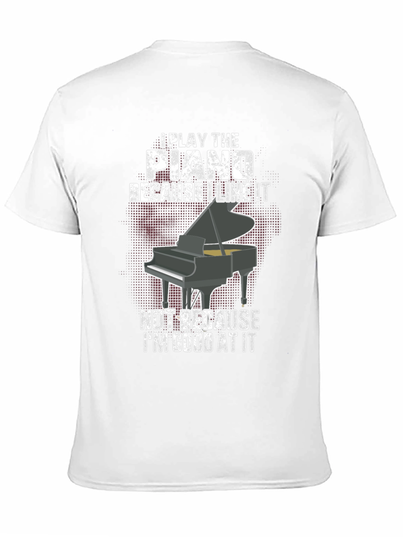 Piano Player Black Graphic Tee