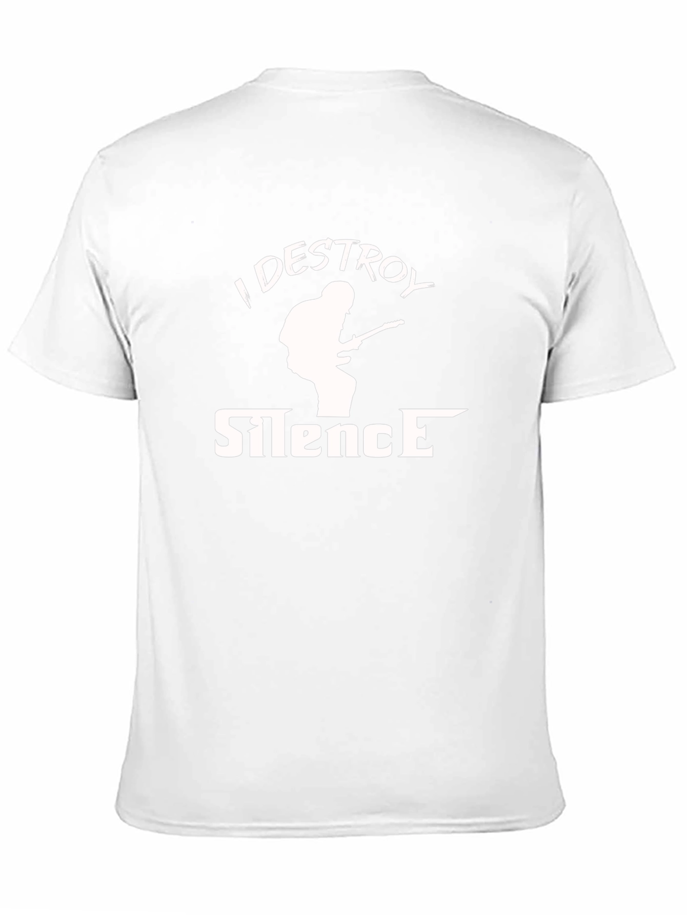 I Destroy Silence Black Graphic Tee