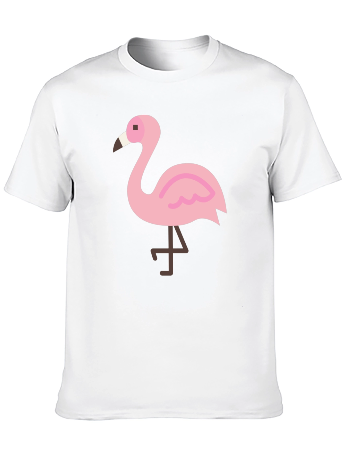 Black Flamingo Graphic Tee - Casual Comfort