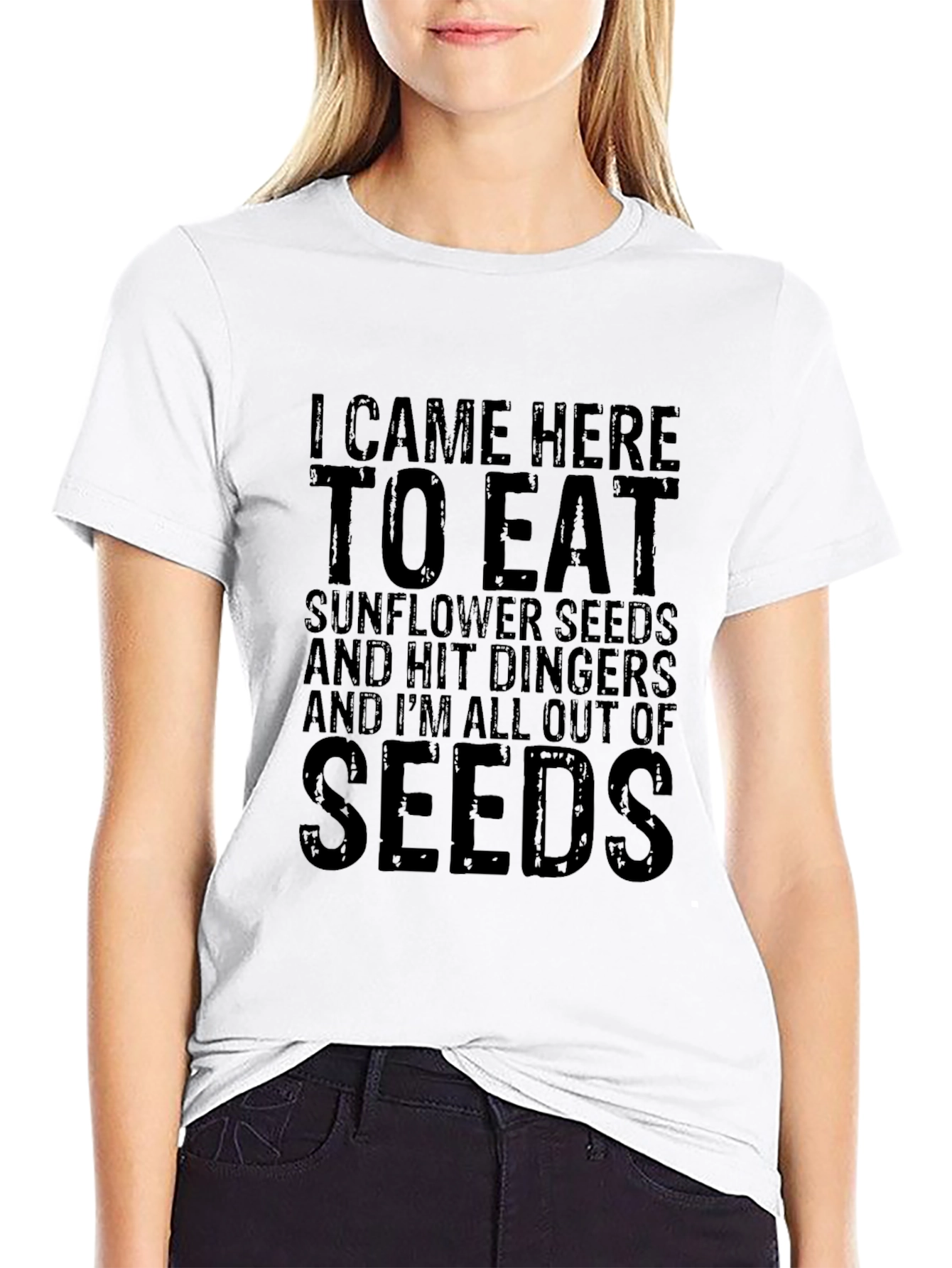 I Came Here to Eat Seeds Graphic T-Shirt