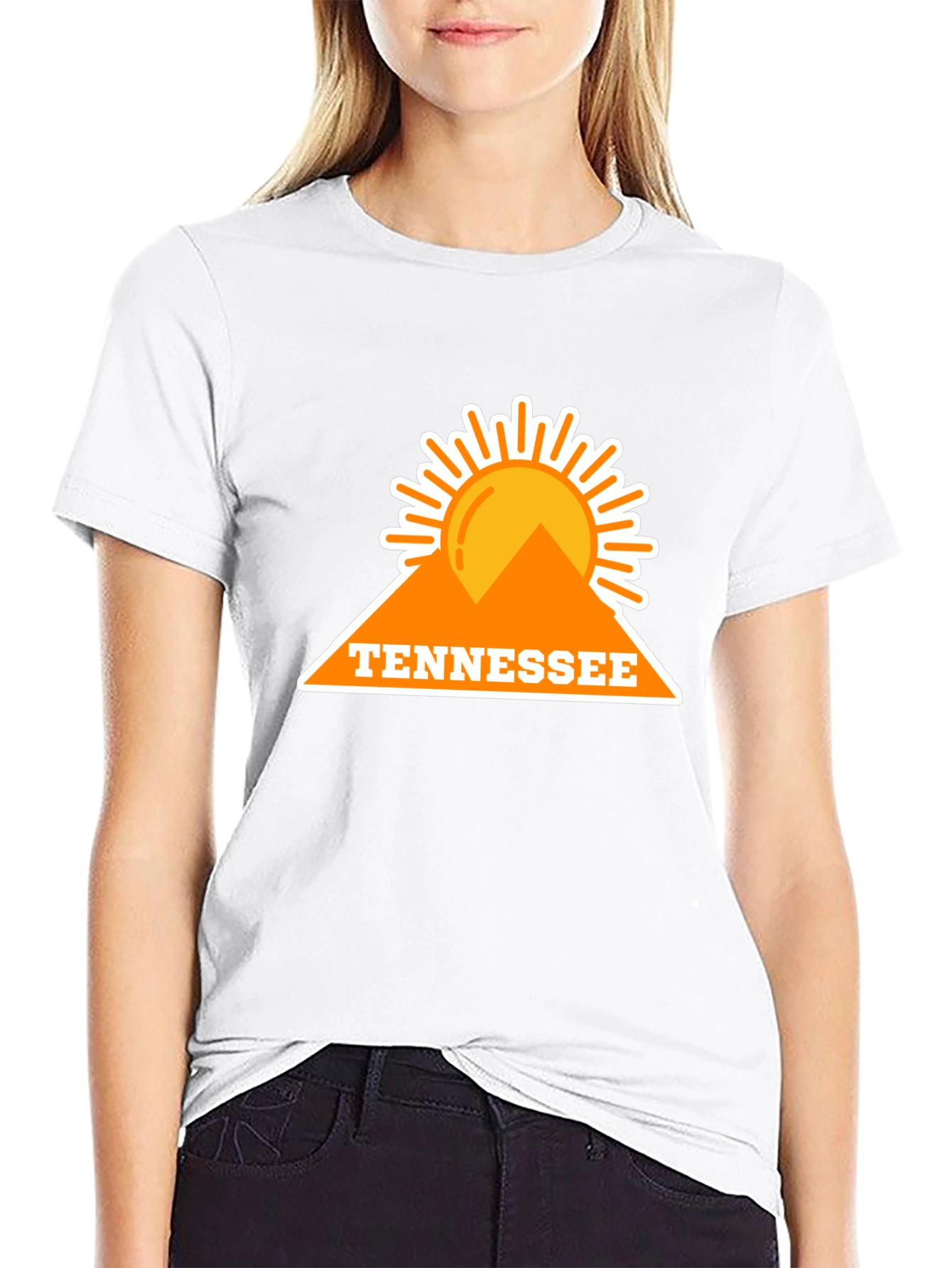 Tennessee Graphic Tee - Retro Mountain Sun Design