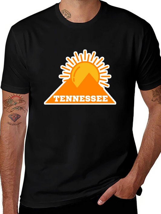 Tennessee Graphic Tee - Retro Mountain Sun Design