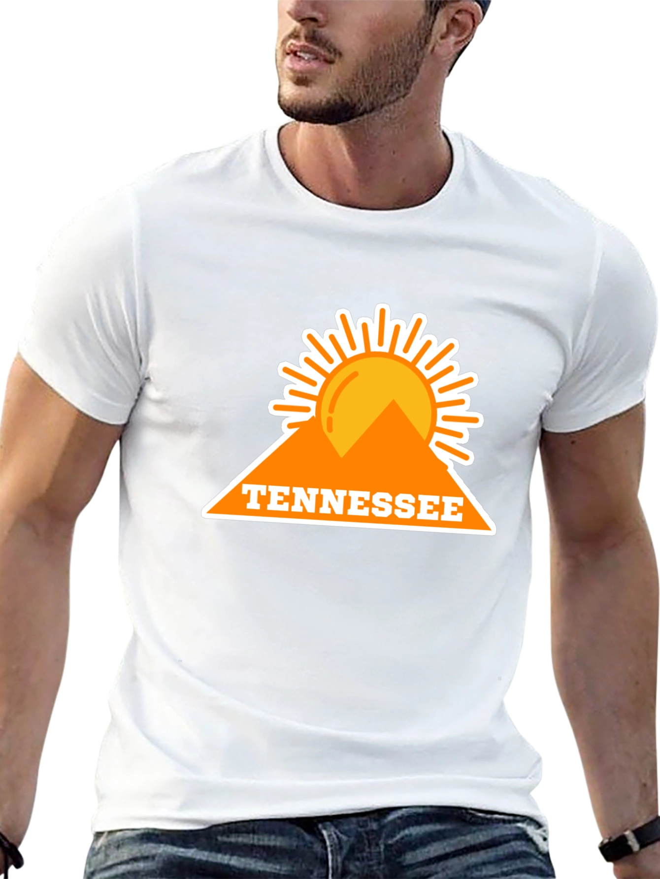 Tennessee Graphic Tee - Retro Mountain Sun Design
