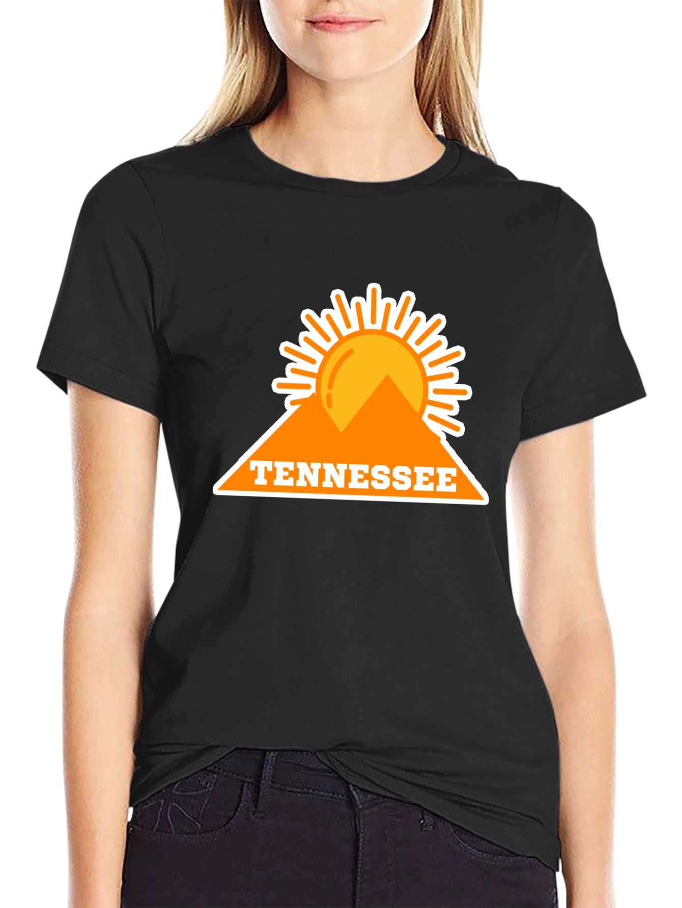 Tennessee Graphic Tee - Retro Mountain Sun Design