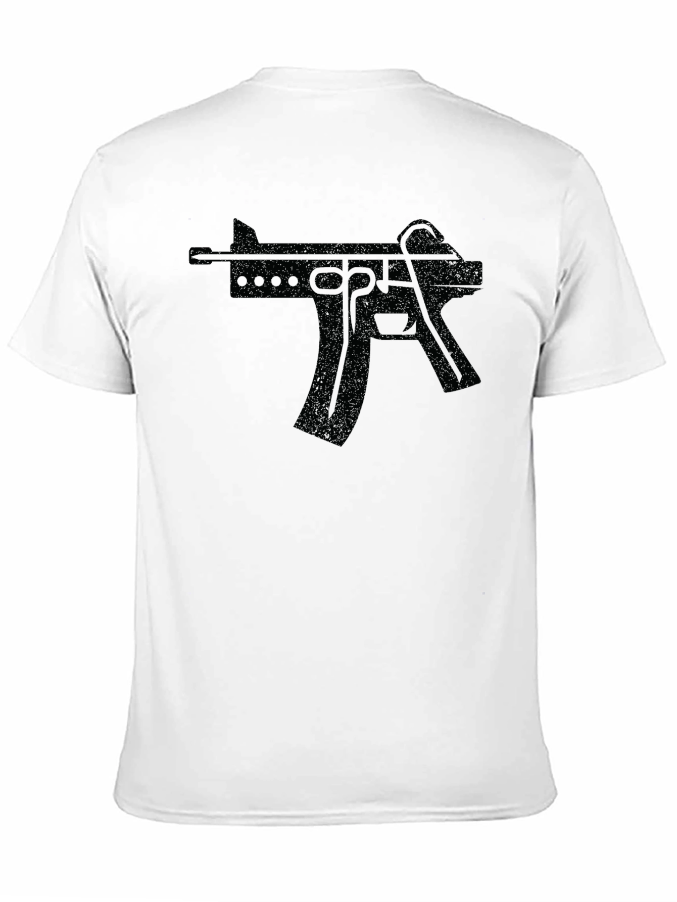Black Gun Graphic T-Shirt - Edgy Streetwear