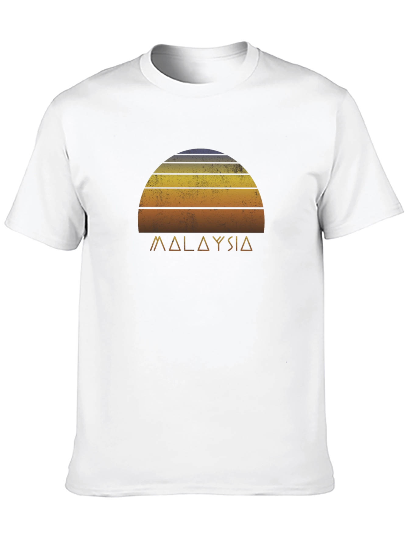 Retro Malaysia Sunset Graphic Tee - Soft Cotton