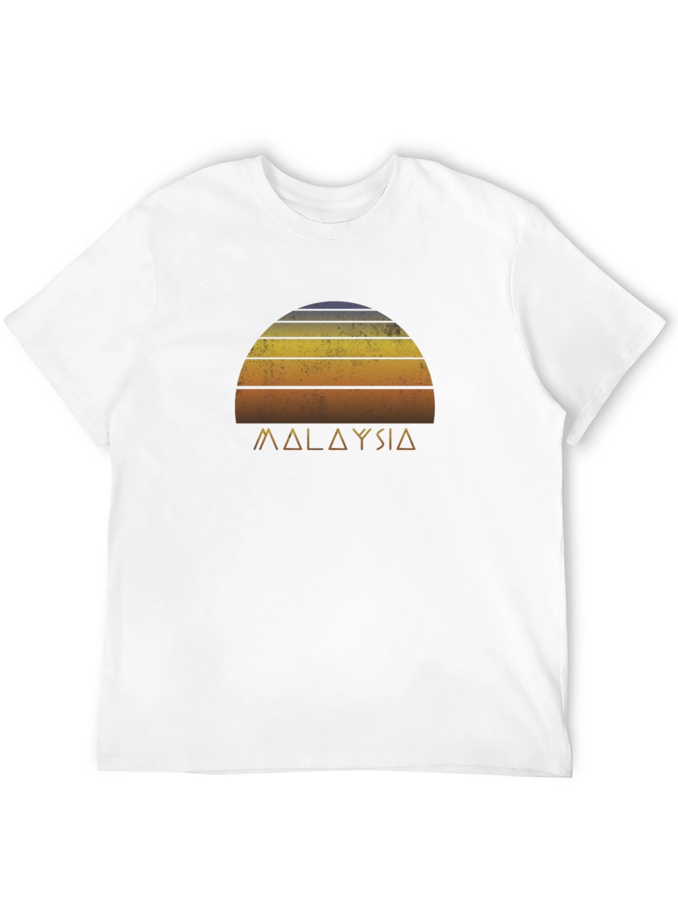 Retro Malaysia Sunset Graphic Tee - Soft Cotton